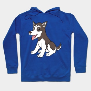 Husky Puppy Hoodie